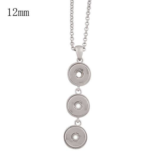 62014 - Snap Jewelry - 12mm - Necklace - 3 Snaps