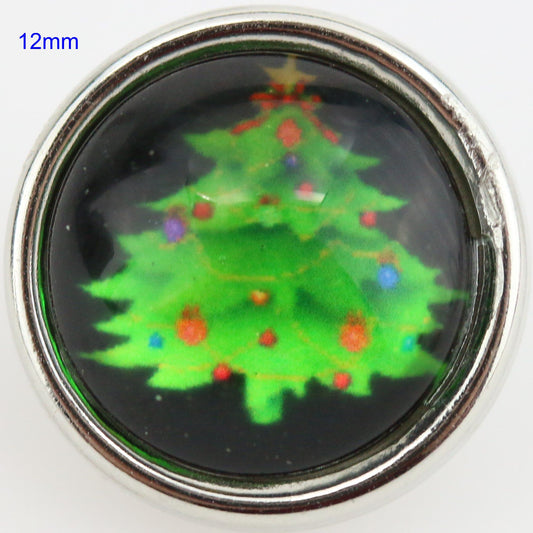 81001 - Snap - 12mm - Christmas Tree