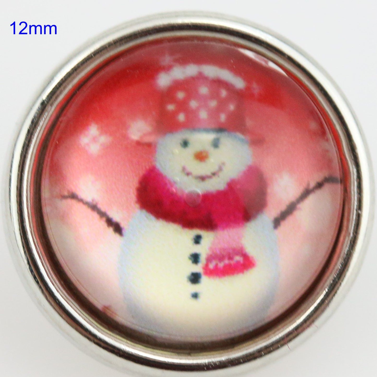 81007 - Snap - 12mm - Snowman