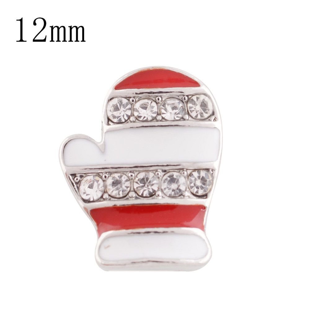 81013 - Snap - 12mm - Rhinestone Mitten