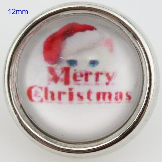 81020 - Snap - 12mm - Merry Christmas