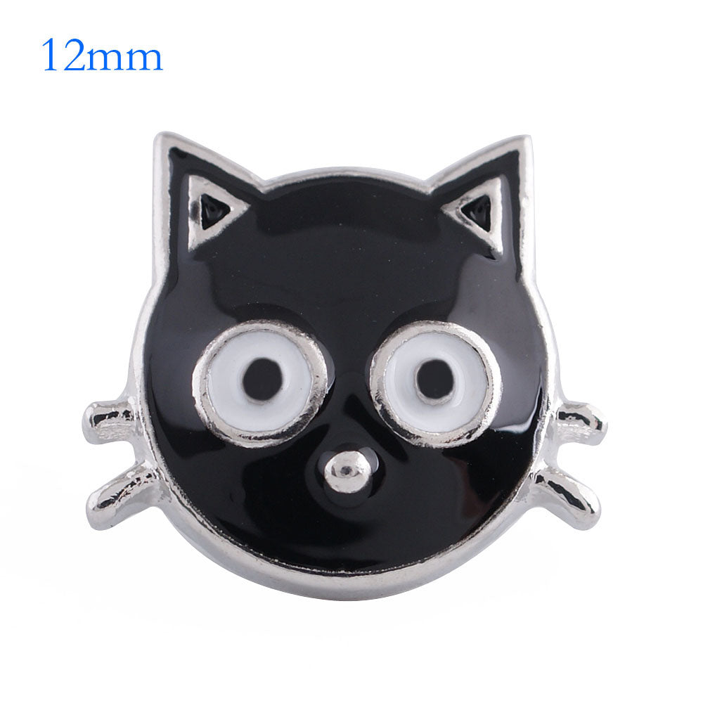 81060 - Snap - 12mm - Black Cat