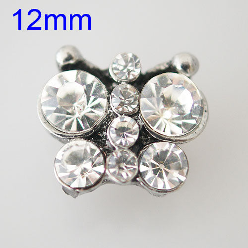 84000 - Snap - 12mm - Clear Crystal Butterfly