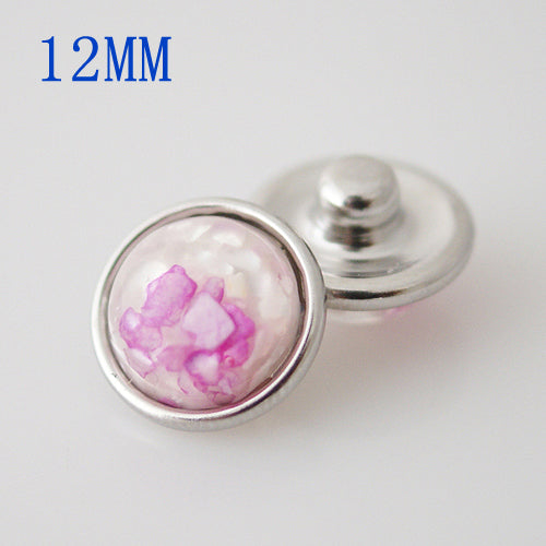 85001 - Snap - 12mm - Pink Flower Petals